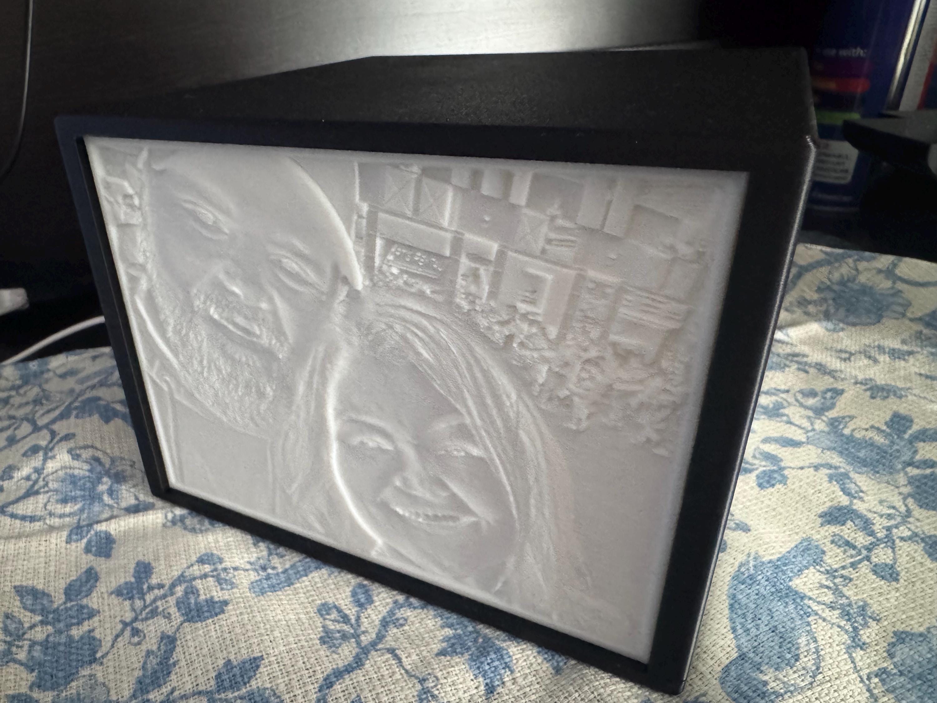 Custom Lithophane Lamp | Personalized Photo Night Light,  Gift