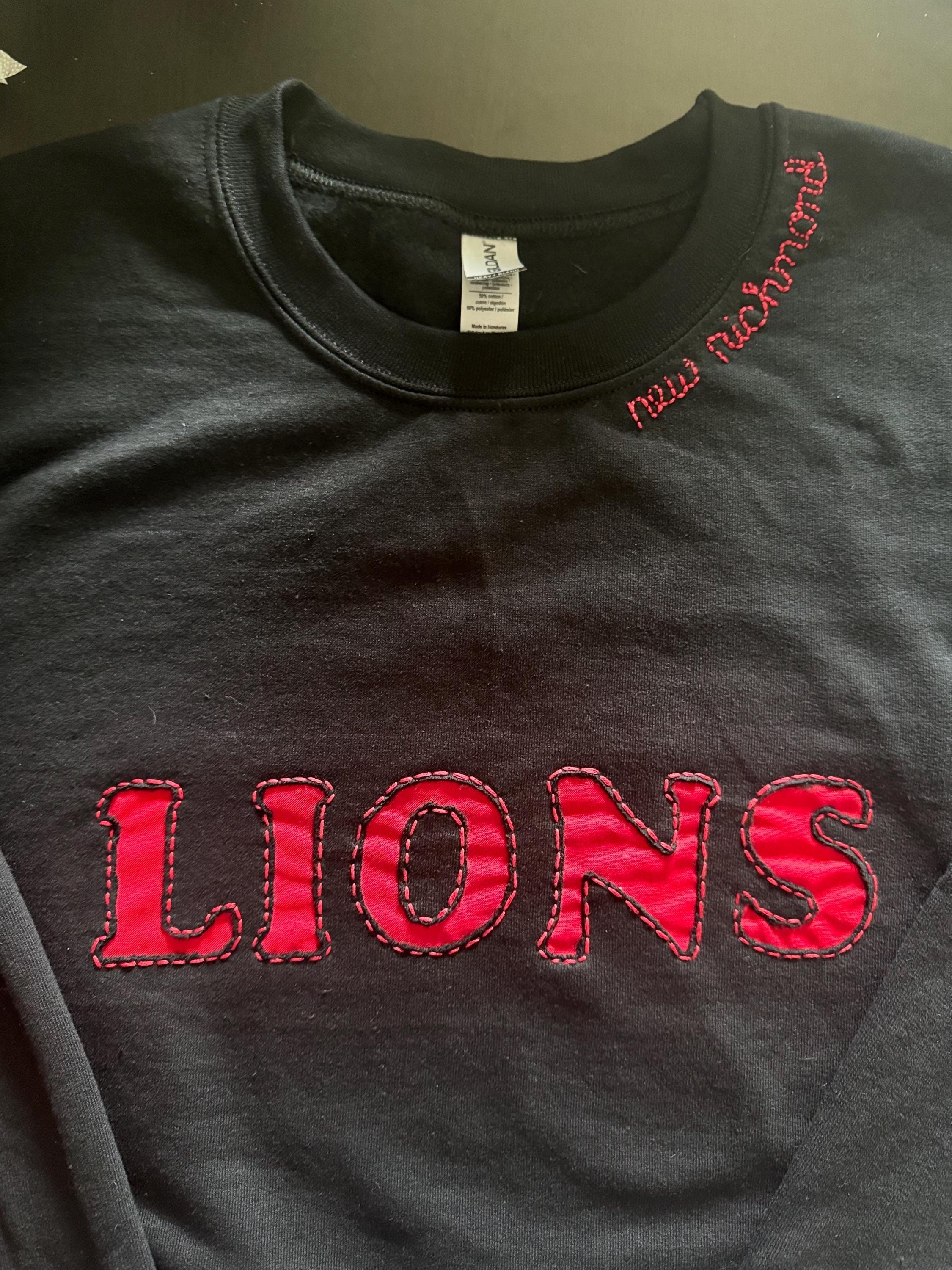 Custom School Spirit Sweatshirt | Handmade Sports Mom Sweatshirt | Personalized Team Colors