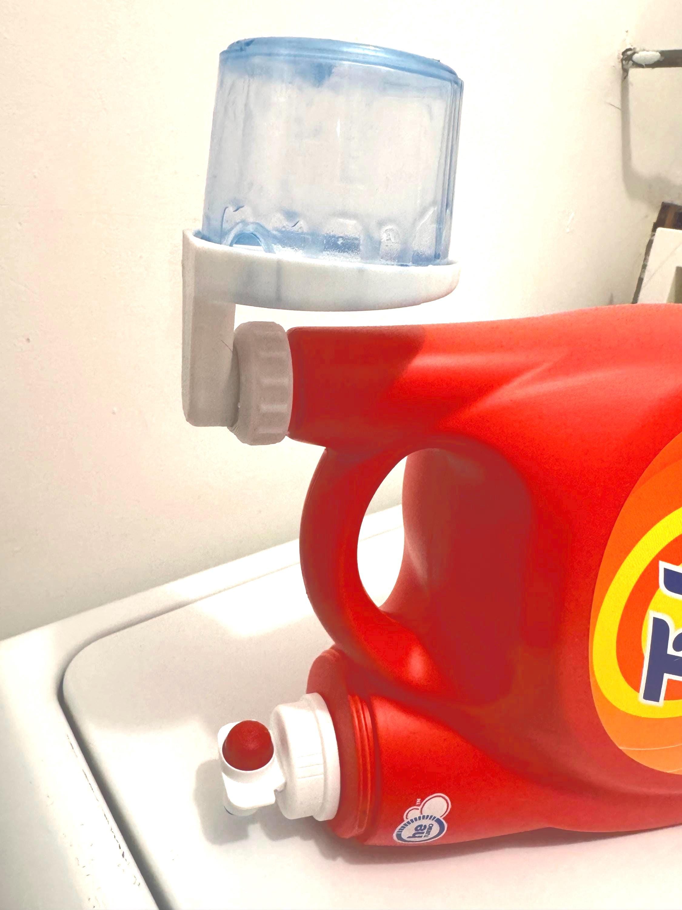 Laundry Detergent Cup Holder | Mess-Free Drip Catcher | Laundry Room Organizer