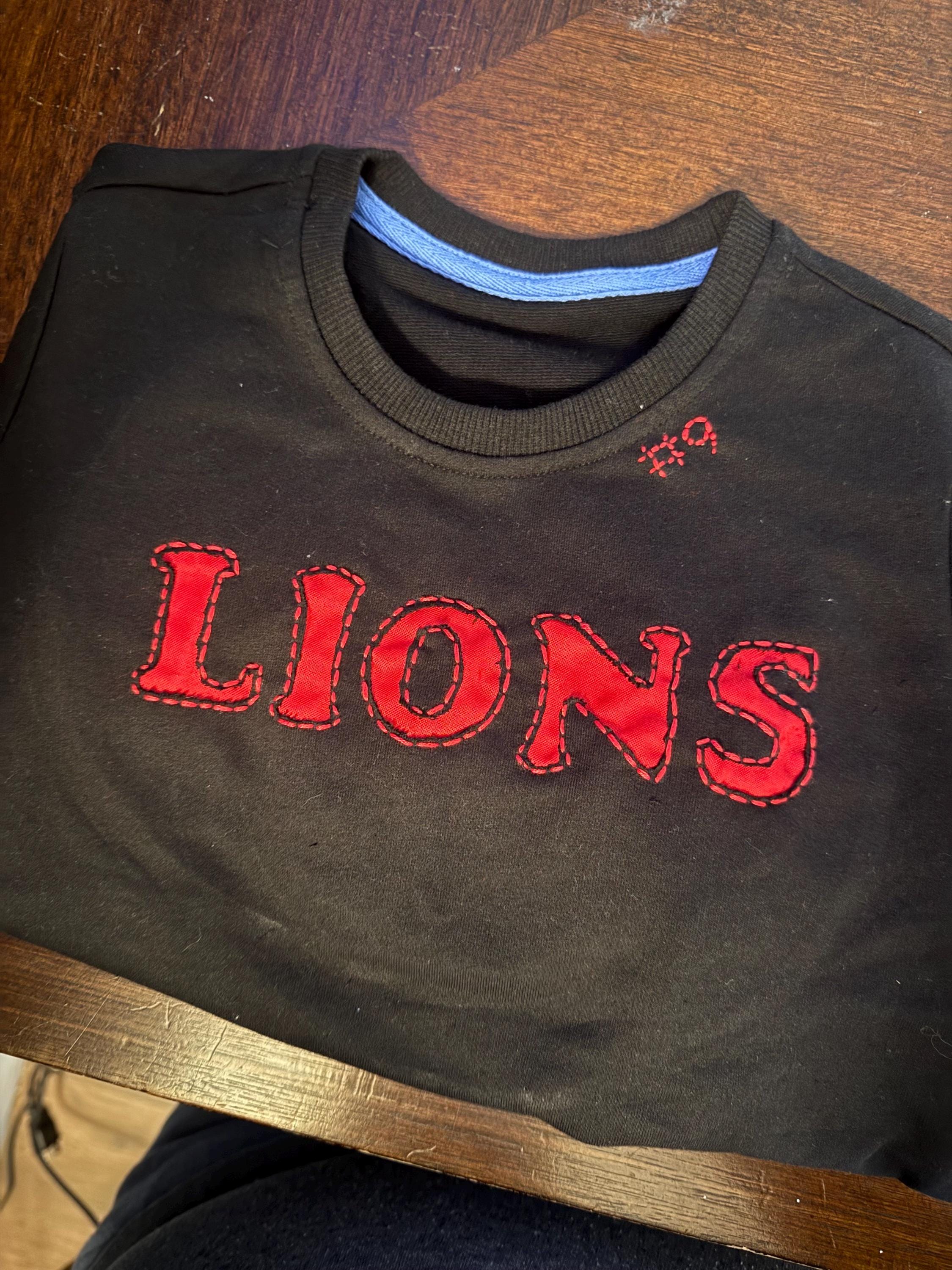 Custom School Spirit Sweatshirt | Handmade Sports Mom Sweatshirt | Personalized Team Colors